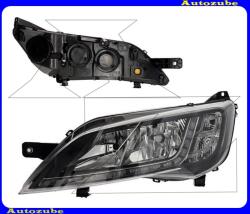 CITROEN JUMPER 4 2014.01-2023.12 Fényszóró bal (2xH7/LED) fekete keretes, nappali fénnyel, motorral (vezérlő elektronika nélkül) DEPO 552-1145LMLEMN2