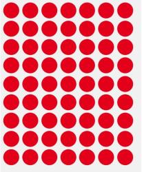 MARKIn Etichete bulina 630/set, diametru 14 mm, 25 topuri/set rosu (A2724USA)