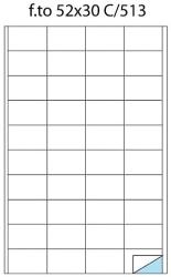MARKIn Etichete 40/A4 52x30 100/cut, 10 cutii/set (A2719SKU) - viamond