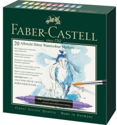 Faber-Castell Set 20 markere solubile, 2 capete, A. Durer FABER-CASTELL (8618)