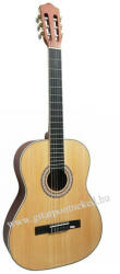 Jose Ribera HG-80, 4/4-es klasszikus gitár tömör lucfenyőből és Mahagóniból