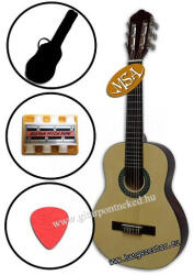 MSA K-7 NA Lh, balkezes 1/4-es gyermek klasszikus gitár szett 1