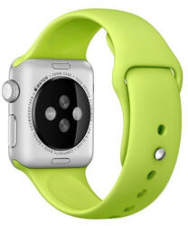 iUni Curea iUni compatibila cu Apple Watch 1/2/3/4/5/6/7, 40mm, Silicon, Green (12215_40)