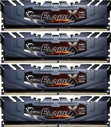 G.SKILL FlareX K4 64GB (4x16GB) DDR4 3200MHz F4-3200C14Q-64GFX