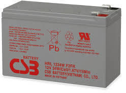 CSB-Battery Baterie CSB HRL1234W F2, 12V, 9Ah, long life (HRL1234W F2) - vexio