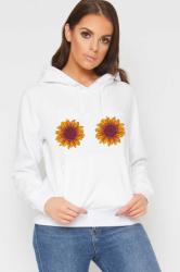 THE ICONIC Hanorac dama alb - Sunflower