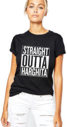 THEICONIC Tricou dama negru - Straight Outta Harghita
