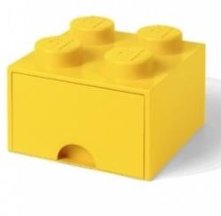 LEGO® Cutie de depozitare LEGO® 4 - cu sertar galben 250 x 250 x 180 mm (SL40051732)