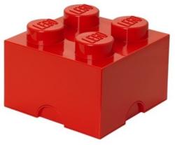 LEGO® Cutie de depozitare LEGO® 4 - roșu 250 x 250 x 180 mm (SL40031730)