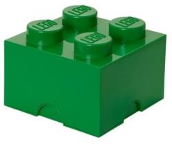 LEGO® Cutie de depozitare LEGO® 4 - verde închis 250 x 250 x 180 mm (SL40031734)