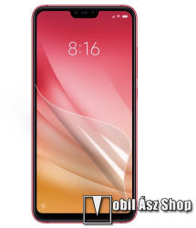 Képernyővédő fólia - Clear - 1db, törlőkendővel - Xiaomi Mi 8 Lite / Xiaomi Mi 8 Youth (Mi 8X)
