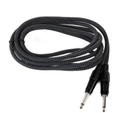 FrontStage 6.35 мм, черно-бял, комплект от три моно-жака кабела (PL-3X10696) (PL-3X10696)