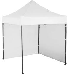 Expodom Gyorsan összecsukható sátor 2x2m - acél, Fehér, 2 oldalfal