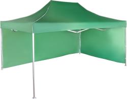 Expodom Gyorsan összecsukható sátor 3x4, 5m - alumínium, Zöld, 2 oldalfal