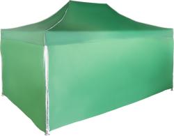 Expodom Gyorsan összecsukható sátor 3x4, 5m - alumínium, Zöld, 4 oldalfal