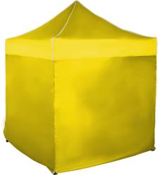 Expodom Gyorsan összecsukható sátor 2x2m - acél, Sárga, 4 oldalfal