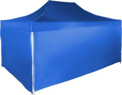 Expodom Gyorsan összecsukható sátor 3x4, 5m - alumínium, Kék, 4 oldalfal
