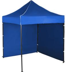 Expodom Gyorsan összecsukható sátor 2x2m - acél, Kék, 2 oldalfal