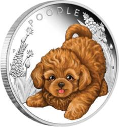 The Perth Mint Сребърна монета "Кученца - Пудел (2010173)