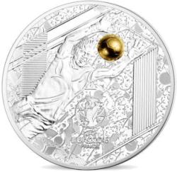 Monnaie de Paris Сребърна монета "Велики спортни събития - УЕФА - Умело спасяване", с частично златно покритие (2010145)