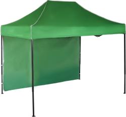 Expodom Gyorsan összecsukható sátor 2x3m - acél, Zöld, 1 oldalfal