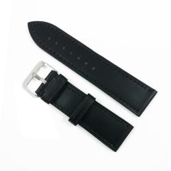  Curea ceas din piele naturala Neagra - 18mm, 24mm - WZ3388 (WZ3388)