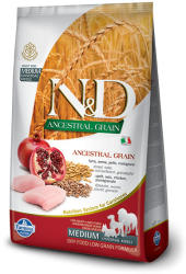 N&D Ancestral Grain Dog Chicken & Pomegranate Adult Medium 12 kg