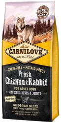 CARNILOVE Adult Dog Chicken & Rabbit Muscles Bones Joints 12 kg