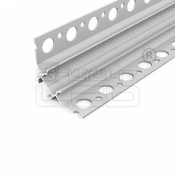Topmet LED profil UNI-TILE12 PLUS 90° csempe LED profil 2000mm (G4000620)