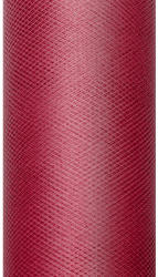PartyDeco S. r. o Dekoranyag, tüll, 30CM, 9M, burgundi
