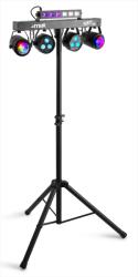 Max PARTYBAR10 Set de lumini RGBW (2x Jelly Moon, 2x PAR, 1x Stroboscop UV), DMX, Max (153.008)