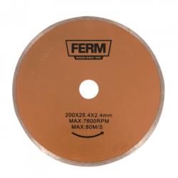 FERM Disc diamantat 200 x 25.4 x 2.4 mm, 7600rpm, rezerva pt TCM1011, Ferm (TCA1006) Disc de taiere