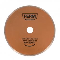 FERM Disc diamantat, 200x25.4x2.4mm, 7600rpm, Ferm TCA1006 (TCA1006) Disc de taiere