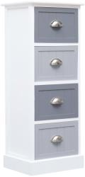 vidaXL Dulap lateral, 35x30x90 cm, lemn de paulownia (284078) Comoda