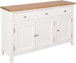 vidaXL Servantă, 110x33, 5x70 cm, lemn masiv de stejar (247122) Comoda