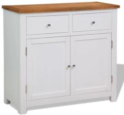 vidaXL Servantă, 90x33, 5x83 cm, lemn masiv de stejar (247123) Comoda