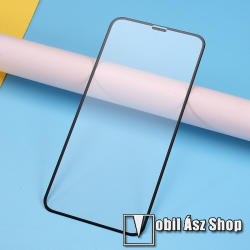 RURIHAI APPLE iPhone 11 Pro Max, iPhone XS Max, RURIHAI üvegfólia, Full glue, Full cover, 0, 26mm, 9H, Fekete