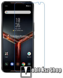 Képernyővédő fólia - Ultra Clear - 1db, törlőkendővel, A képernyő sík részét védi - ASUS ROG Phone 2