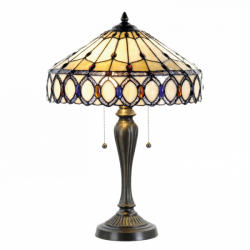 Tiffany Lighting Cloe TIF-2501 Tiffany asztali lámpa (FIL5LL-5497) - kecskemetilampa