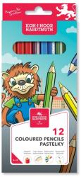 KOH-I-NOOR Set 12 creioane colorate KOH-I-NOOR Lion