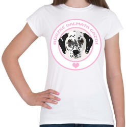 printfashion Büszke gazdi: Dalmata - Női póló - Fehér (1938792)