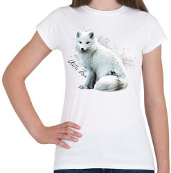 printfashion artic fox - Női póló - Fehér (1913580)