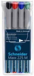 Schneider Marker nepermanent SCHNEIDER Maxx 225 M, 4 culori/set