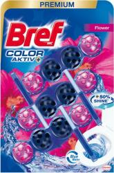 Bref Color Aktiv Fresh Flowers WC-frissítő 3x50 g