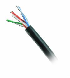 Gembird Cablu de retea Gembird, UTP, Cat. 5e, 1 m, Black (UPC-5051E-SO-OUT/m)