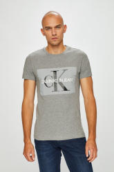 Calvin Klein Jeans - T-shirt - szürke S - answear - 13 990 Ft