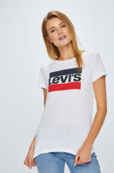 Levi's - Felső The Perfect Tee Sportswear - fehér XS
