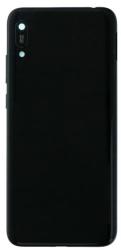 tel-szalk-015946 Huawei Y6 Pro (2019) fekete akkufedél, hátlap, hátlapi kamera lencse (tel-szalk-015946)