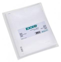 Exxo Dosar plastic A4 cu sina, alb, Exxo