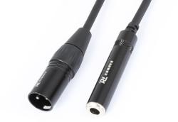 Power Dynamics CX130 Cablu XLR tata - Jack 6.3mm mono mama, 0.15m, PD Connex (176.992)